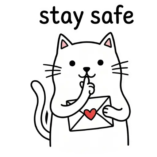 florak stickers, cute, funny, stickers, WhatsApp stickers, sticker pack, cat (4)